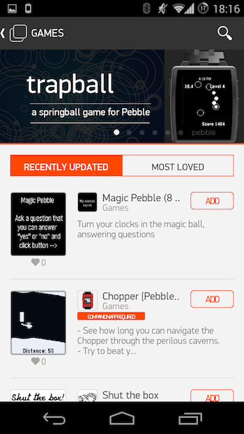 Релиз Pebble 2.0 и Pebble AppStore