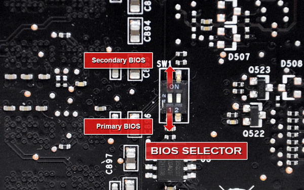 Перед выбором BIOS на 3D-карте EVGA необходимо выключить ПК