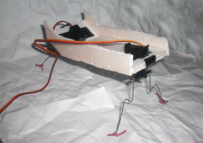 Шагающий робот на LaunchPad MSP430
