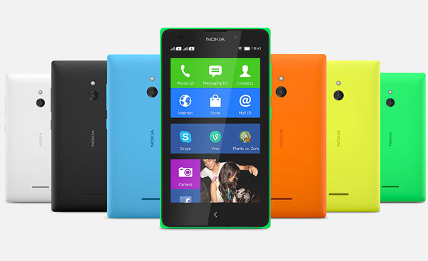 Смартфон Nokia XL поддерживает две карты SIM