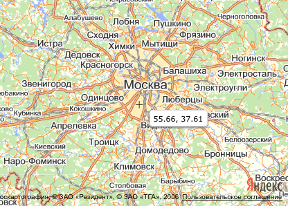Создание пользовательского контрола карты с помощью API Яндекс.Карт 2.0