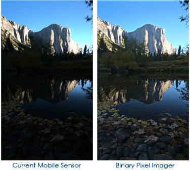 Технология Rambus Binary Pixel позволяет получать изображения с расширенным динамическим диапазоном из одного снимка