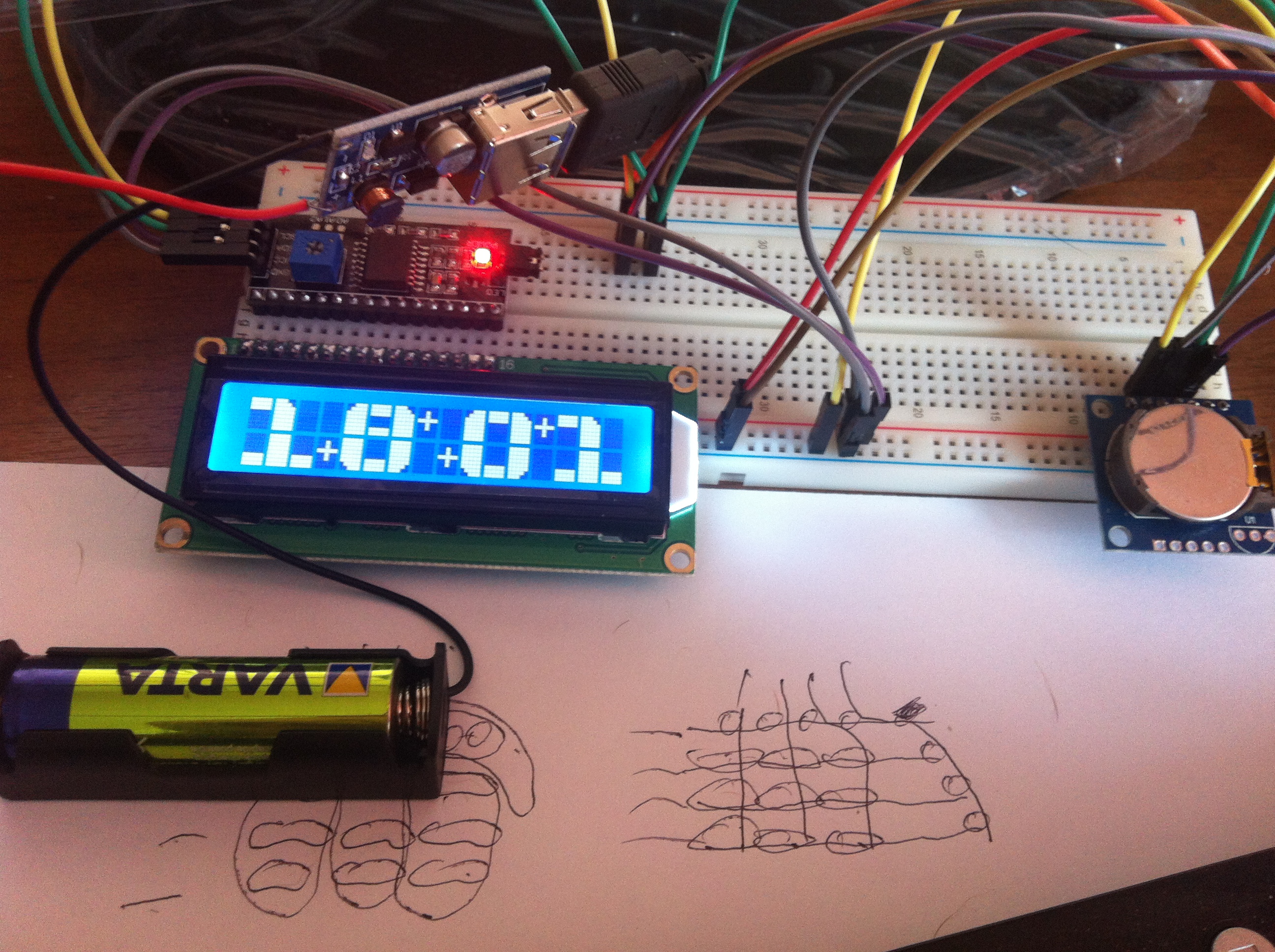 Уменьшаем количество проводов в Arduino — I2C LCD экран и RTC часы по двум проводам