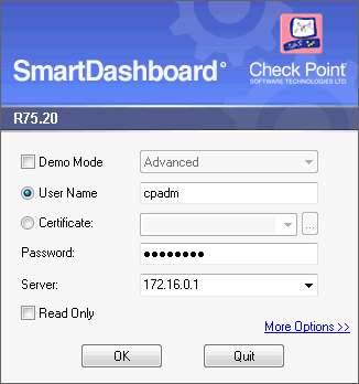 Установка и первоначальная настройка Check Point R75