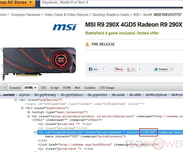 Продажи 3D-карты AMD Radeon R9 290X начинаются в текущем месяце