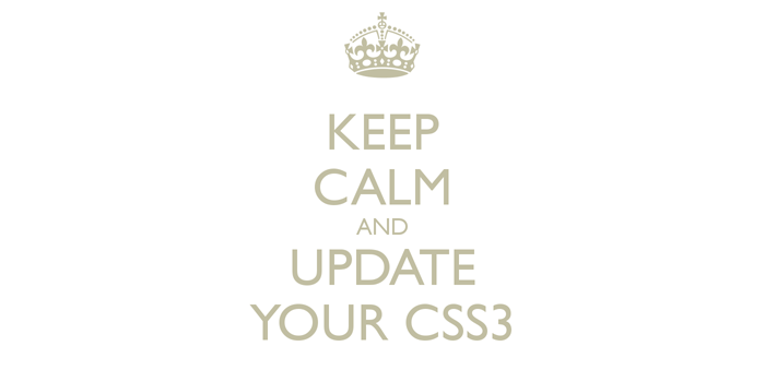 Всем, всем, всем: время обновлять свой CSS3