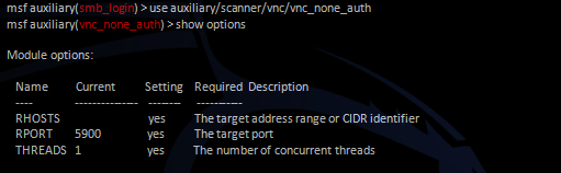 Взаимодействие сканеров уязвимостей с Metasploit. Часть 1 VNC_1