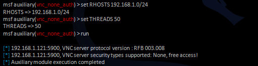 Взаимодействие сканеров уязвимостей с Metasploit. Часть 1 VNC_2