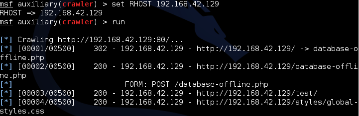 Взаимодействие сканеров уязвимостей с Metasploit. Часть 1 crawler_2