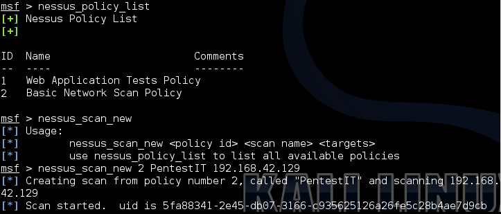 Взаимодействие сканеров уязвимостей с Metasploit. Часть 2 image