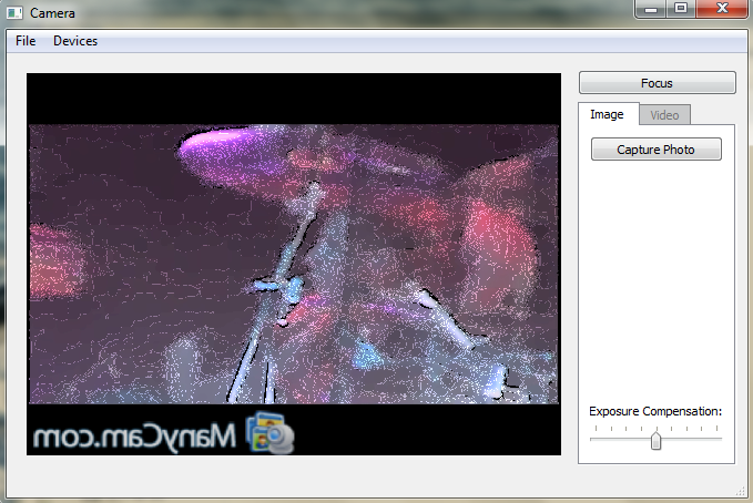 Захват изображений с вебкамеры через QCamera