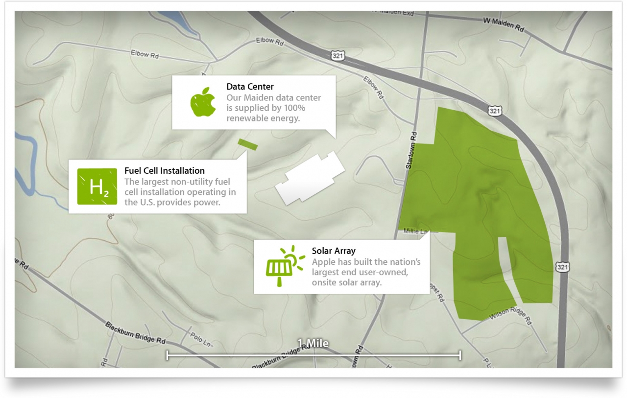Зеленые «яблочные» дата центры от Apple — прагматичная креативность