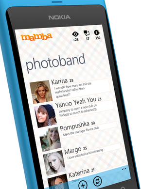 Знакомства «Мамба» на Windows Phone