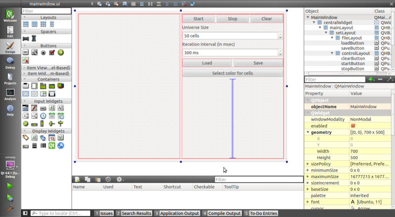 «Жизнь» Джона Конвея на Qt «Жизнь» Джона Конвея на Qt
