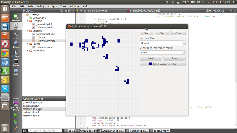 «Жизнь» Джона Конвея на Qt «Жизнь» Джона Конвея на Qt
