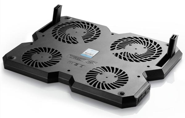 «Многоядерная» охлаждающая подставка Deepcool Multi Core X6 получила четыре вентилятора