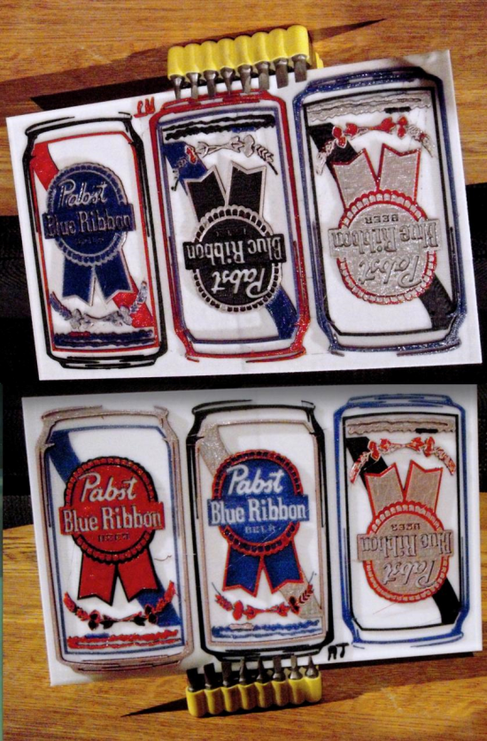 2.5D: Разноцветная печать одним экструдером image