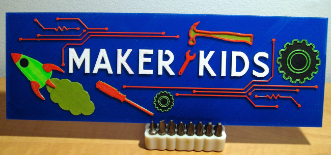 2.5D: Разноцветная печать одним экструдером image