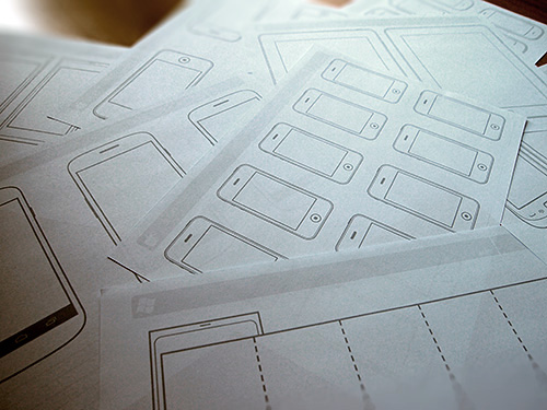 2 бесплатных бумажных шаблона для прототипирования мобильных приложений