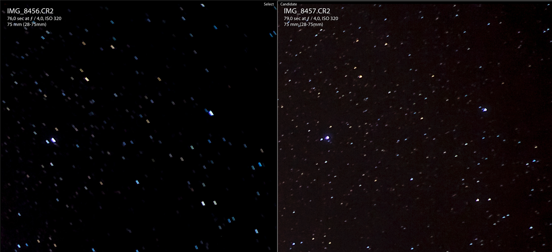 Полевые испытания астротрекера Полевые испытания астротрекера