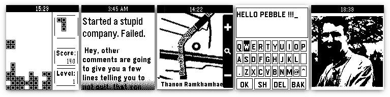 Умные часы Pebble. Личный опыт использования Приложения для Pebble