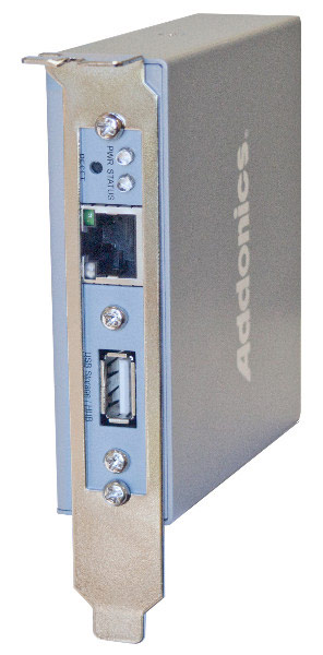 Addonics Internal GigaNAS Adapter сетевое хранилище, которое можно разместить в корпусе ПК Addonics Internal GigaNAS Adapter имеет два порта SATA и по одному порту USB и Gigabit Ethernet