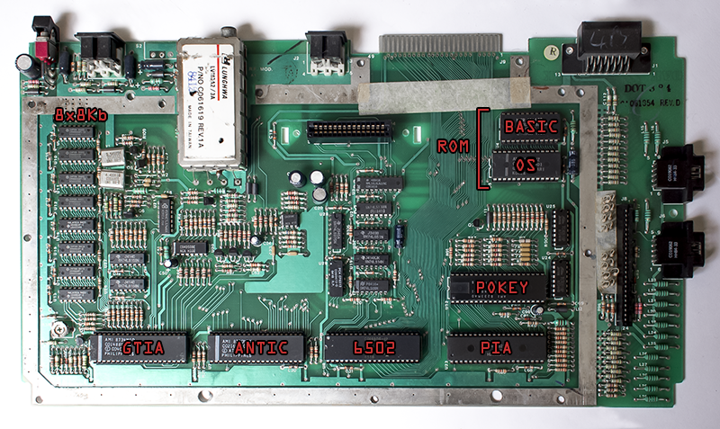 Atari 800XL: Смотрим, разбираем, включаем