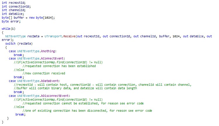 UNET — новая сетевая технология в Unity 3D UNET — новая сетевая технология в Unity 3D
