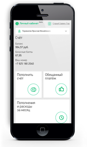 Личный кабинет и мобильное приложение