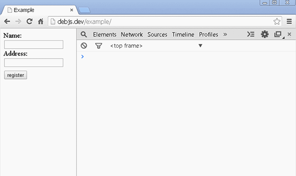 Deb.js: самый крохотный отладчик в мире image