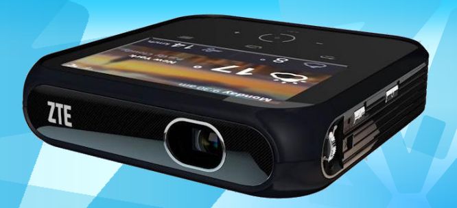 ZTE LivePro: мобильная точка доступа, проектор и резервный аккумулятор с сенсорным дисплеем и Android OS