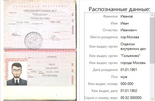 Паспортные данные СНИЛС данные.