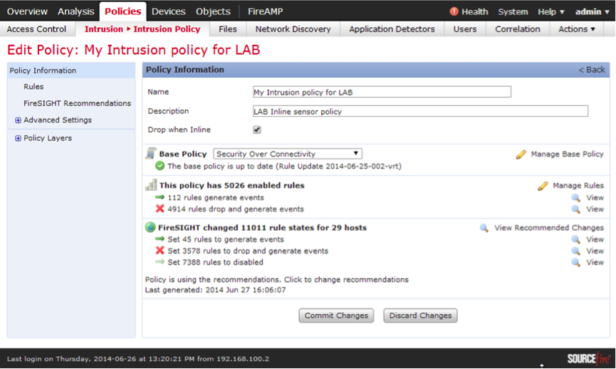 Обзор межсетевого экрана и системы предотвращения вторжений нового поколения SourceFire FirePower image