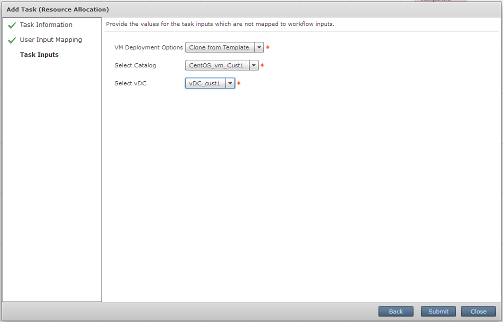 Задание определенных значений для атрибутов таска Задание определенных значений для атрибутов таска