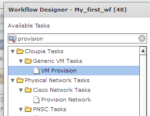 Task VM provision Task VM provision