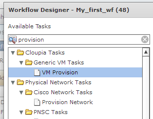Task VM provision