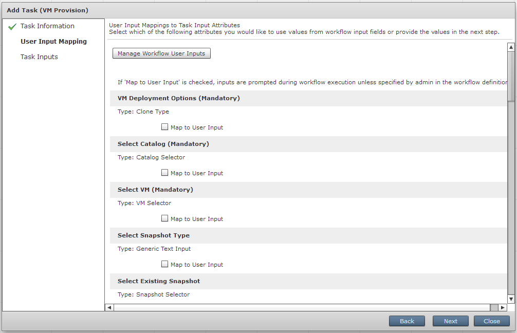 Task VM provision