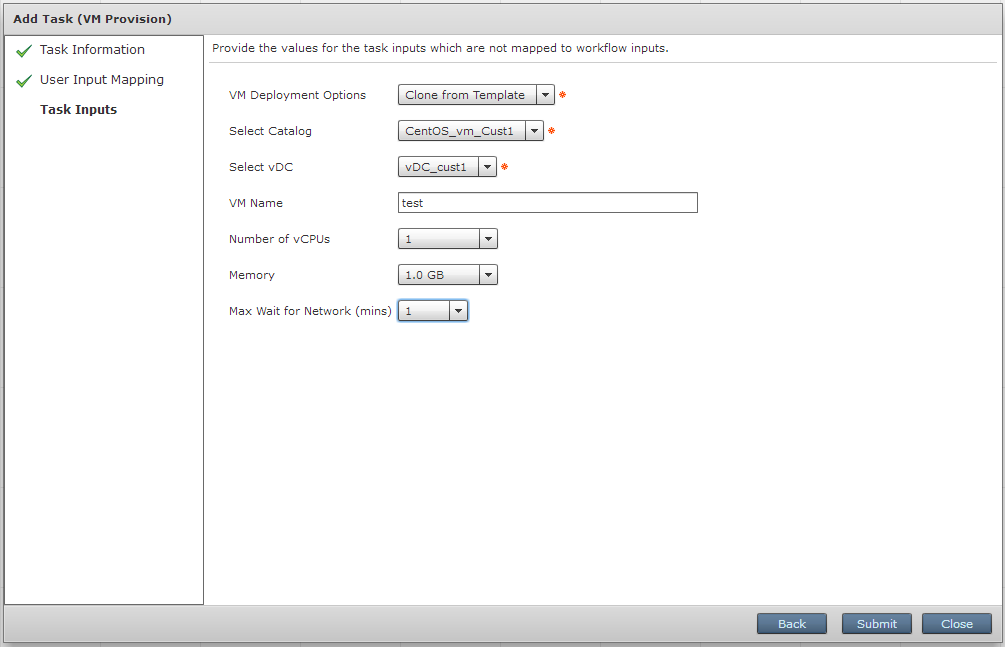 User Input Mapping