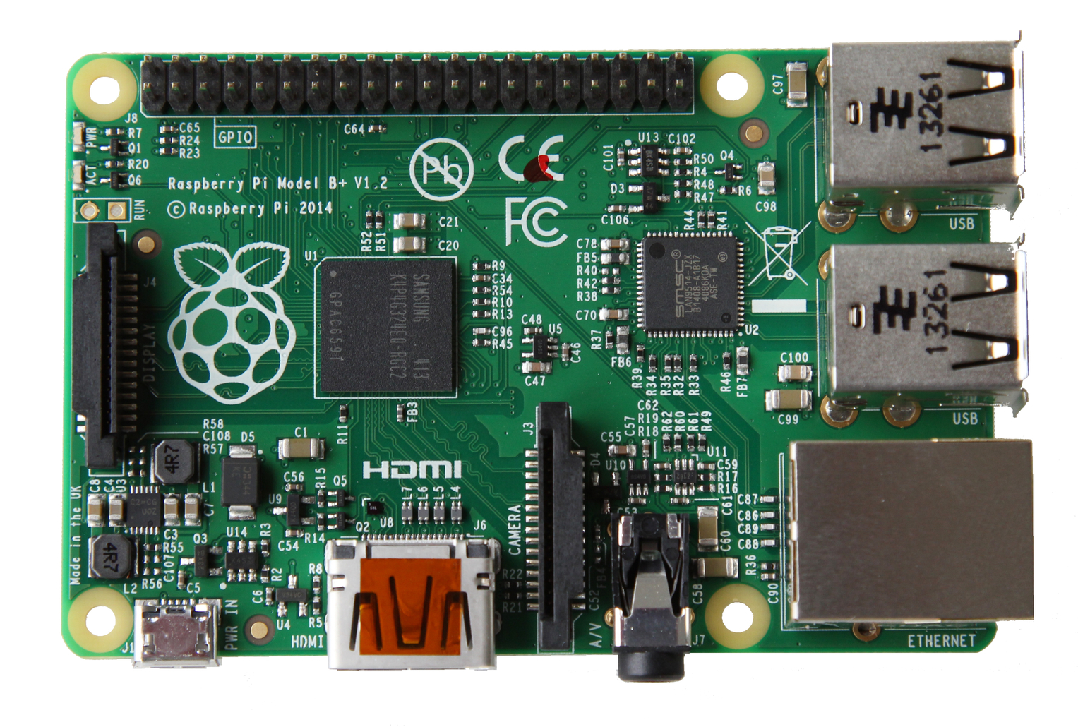 Разработчики Raspberry выпустили Raspberry Pi Model B+