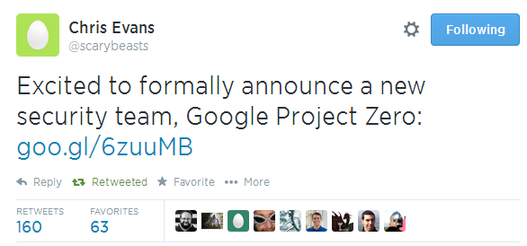 Google анонсирует Project Zero