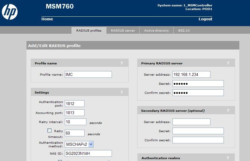 Эффективный персонифицированный доступ к сетевой инфраструктуре. Пример реализации от НР