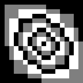 Эксперименты с бит реверсными паттернами в двумерных аддитивных клеточных автоматах