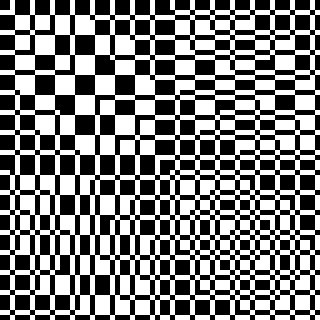 Эксперименты с бит реверсными паттернами в двумерных аддитивных клеточных автоматах