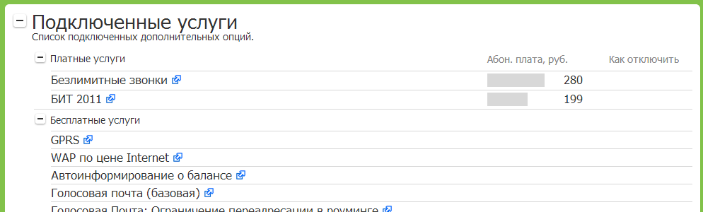 Проверяем тариф и расходы на мобильный услуги