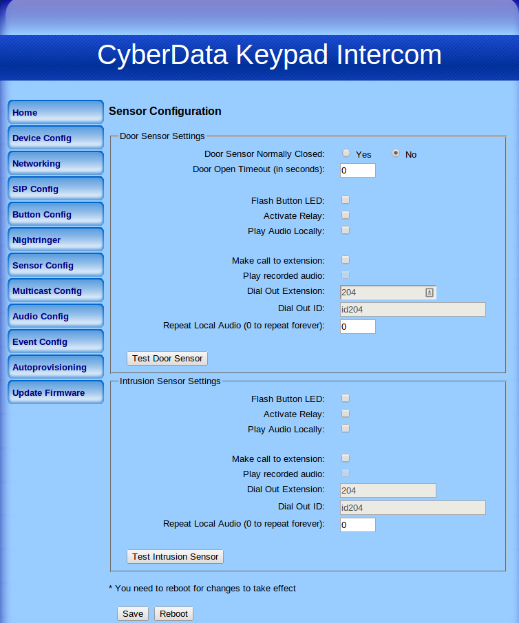 Устройства SIP оповещения CyberData