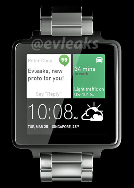 Дата выхода умных часов HTC на платформе Android Wear пока неизвестна