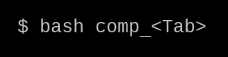 Написание своих автодополнений для Shell. Часть 2: bash