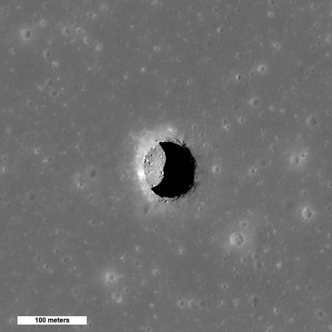 NASA рассматривает возможность размещения поселений космонавтов на Луне в лунных пещерах