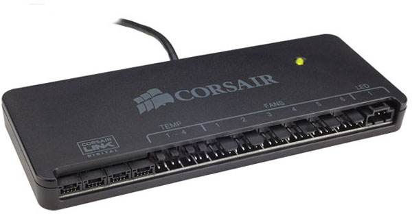 В комплект входит ПО Corsair Link Dashboard