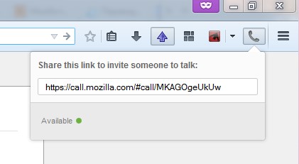 Аудиовидео звонки из Firefox на основе peer-to-peer протокола WebRT